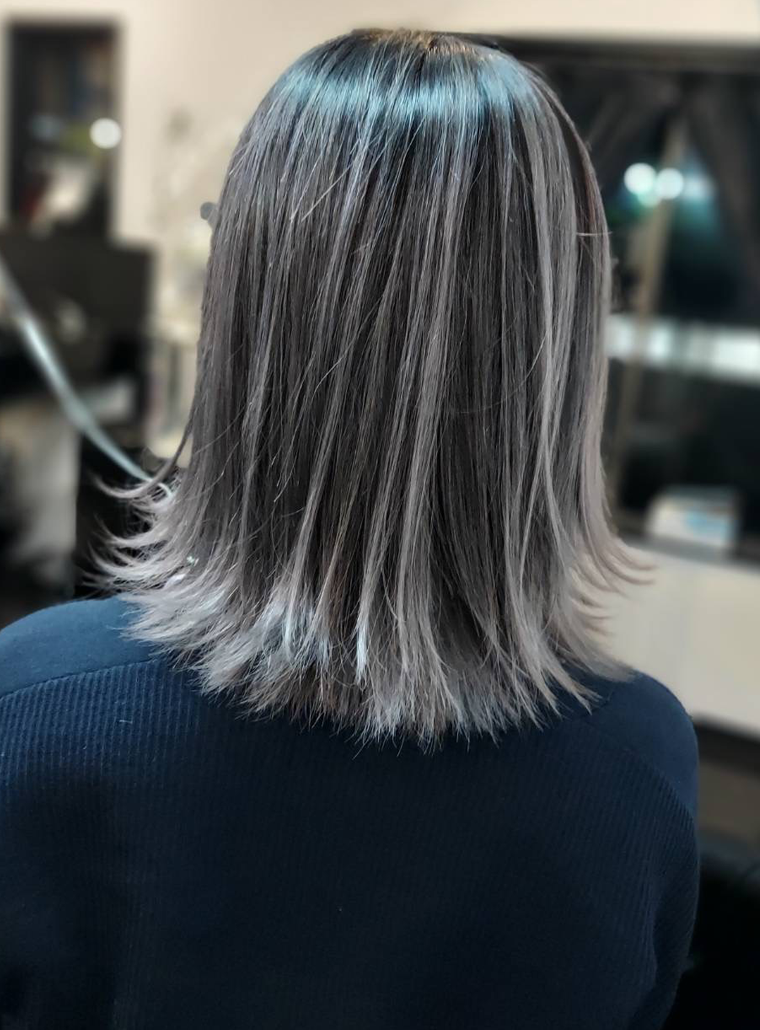 シルバーバレイヤージュ | 美容院 シックス